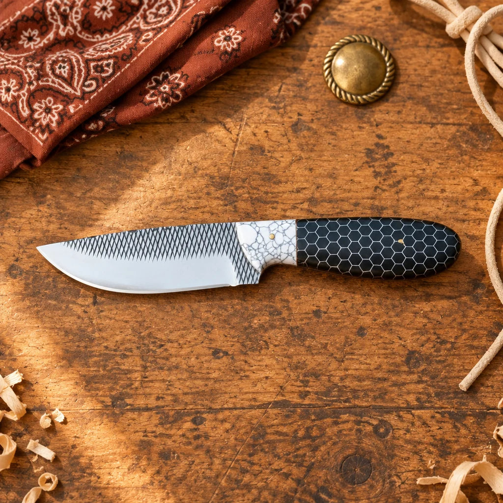 Black Mesa Outlaw — Handmade Farrier Rasp Knife
