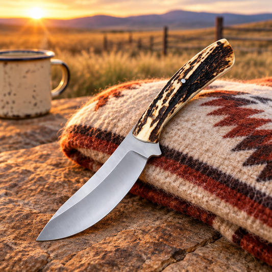 Cattleman’s Trailblazer — Handmade 1095 High Carbon Steel Knife