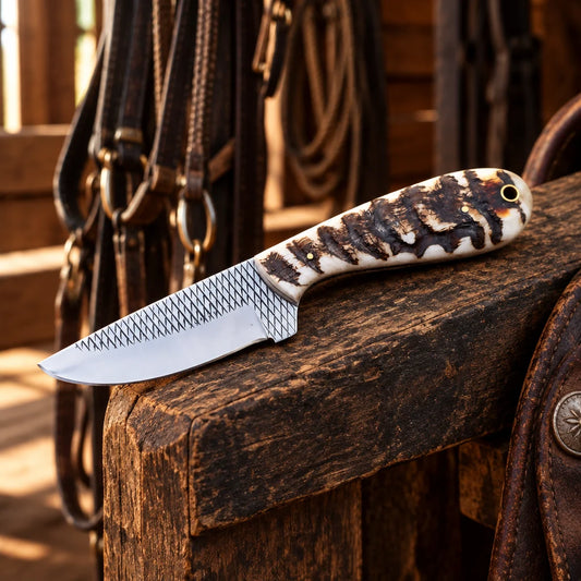 Blackhorn Wrangler — Handmade Farrier Rasp Knife