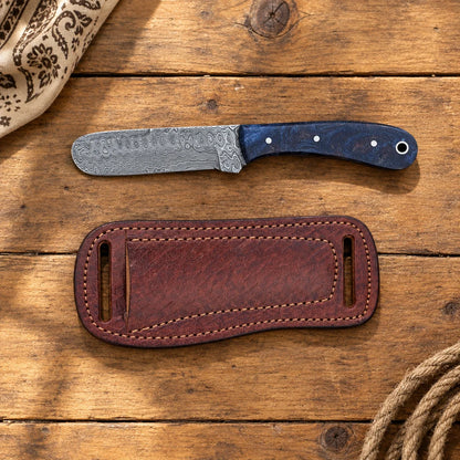 Blue Ridge Drifter — Handmade Damascus Steel Knife