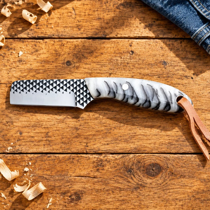 White Pine Maverick — Handmade Bull Cutter Knife