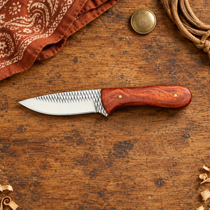 Rustler’s Sunset — Handmade Farrier Rasp Knife